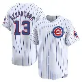Men's No.13 Kevin Alcantara Chicago Cubs White Limited Home Jersey