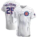 Men's No.25 Moises Ballesteros Chicago Cubs White Authentic Home Jersey