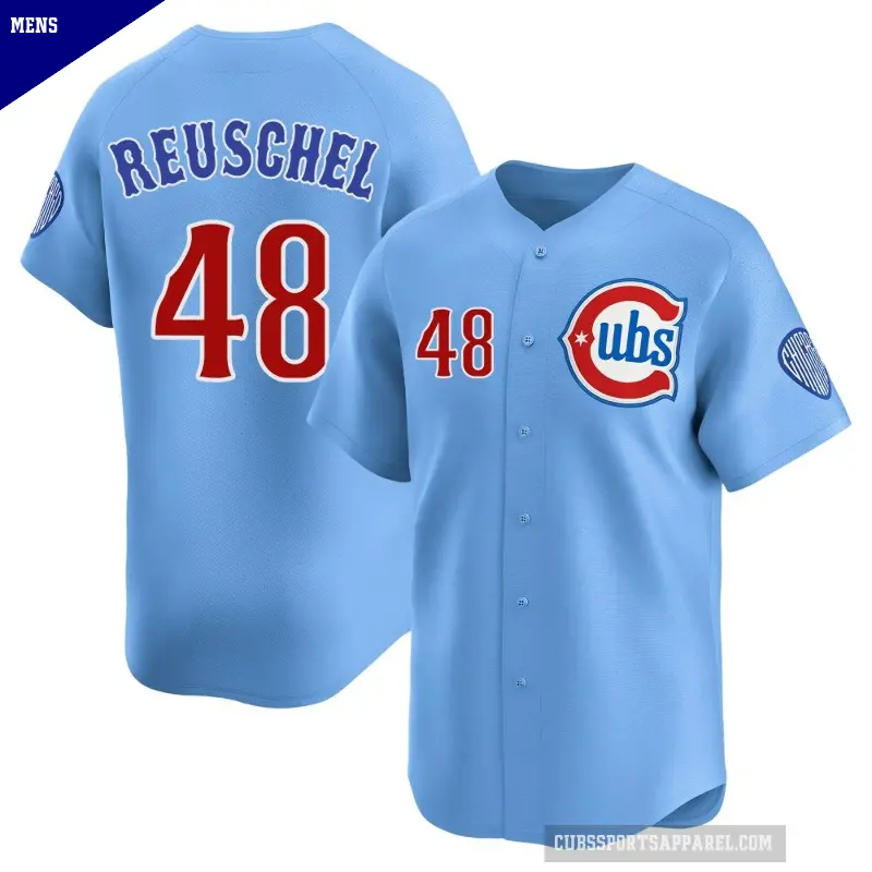 Men's No.48 Rick Reuschel Chicago Cubs Royal Limited 2nd Alternate Jersey