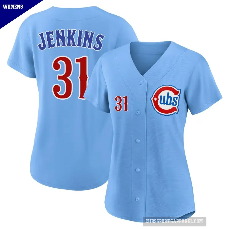 Women's No.31 Fergie Jenkins Chicago Cubs Royal Limited 2nd Alternate Jersey