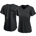 Women's No.56 Nate Pearson Chicago Cubs Black Replica Pitch Fashion Jersey