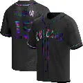 Youth No.19 Koji Uehara Chicago Cubs Black Replica Holographic Alternate Jersey