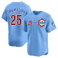 Youth No.25 Moises Ballesteros Chicago Cubs Royal Limited 2nd Alternate Jersey