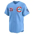 Youth No.25 Moises Ballesteros Chicago Cubs Royal Limited 2nd Alternate Jersey
