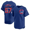 Youth No.57 Brooks Kriske Chicago Cubs Royal Limited Alternate Jersey