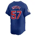 Youth No.57 Brooks Kriske Chicago Cubs Royal Limited Alternate Jersey